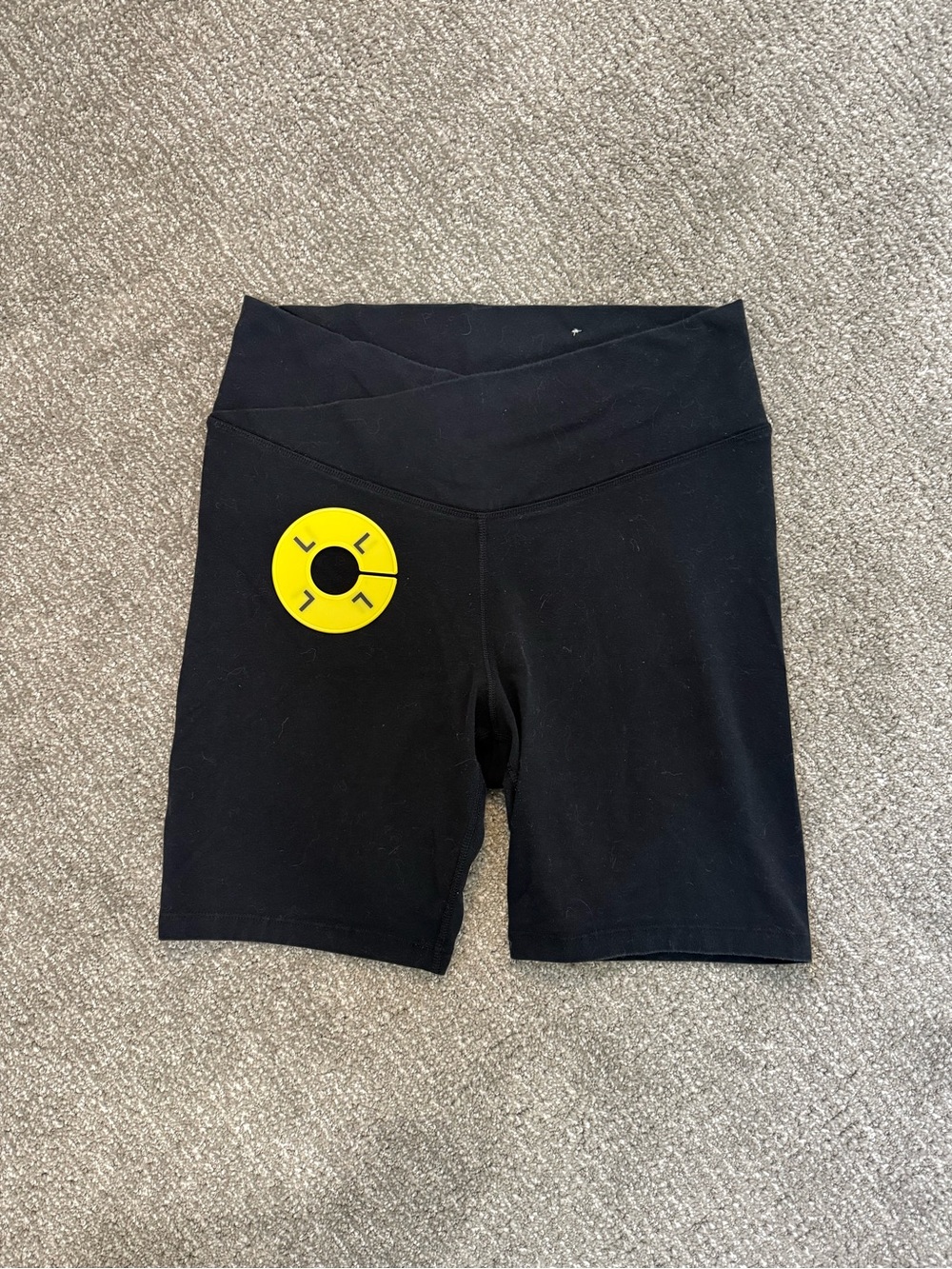 Old Navy Black High-Waist Women’s Athletic Bike Shorts